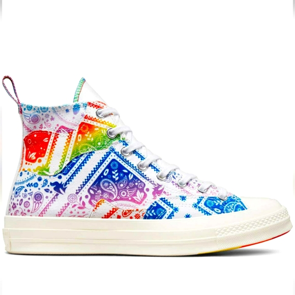 Converse Chuck Taylor Chuck 70 Unity Unisex Pride High Top Rainbow Sneakers 7 - Picture 13 of 17